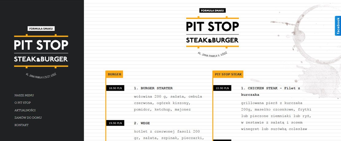 zdjęcia produktów, projekt logotypu - restauracja pitstopburger - agencja kobosystem łódź